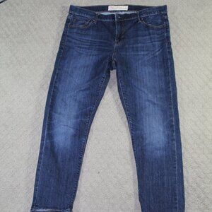 Gap 1969 Red Best Girlfriend Dark Blue Jeans Skinny Sz 30
